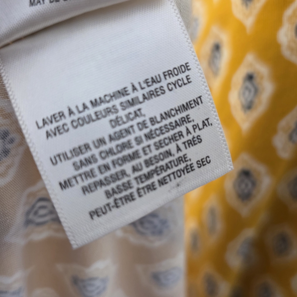 Anthropologie Maeve Palais Swing dress in Yellow/gold Soft and stretchy Size XS - Picture 10 of 16